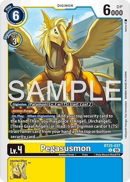 Image for Pegasusmon (BT25-037 U) (Dual Revolution) - Digimon Card Game