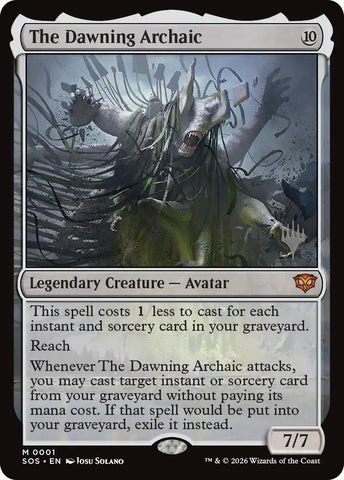 Image for The Dawning Archaic (1) (Promo Pack: Secrets of Strixhaven) - Magic: The Gathering