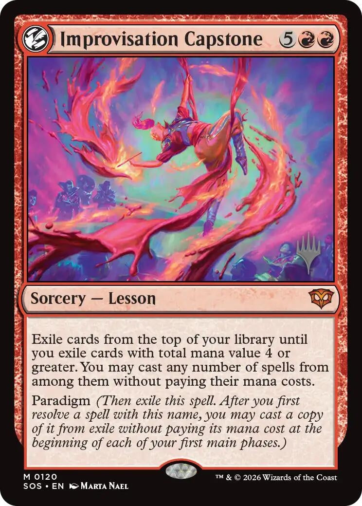 Image for Improvisation Capstone (120) (Promo Pack: Secrets of Strixhaven) - Magic: The Gathering