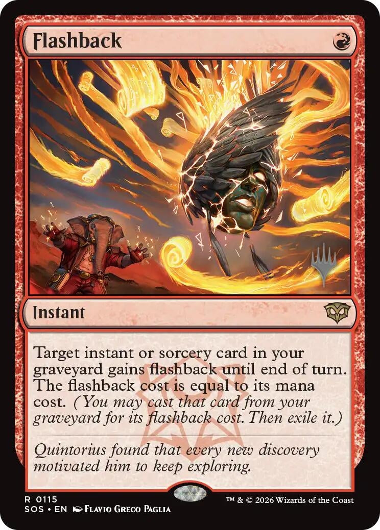 Image for Flashback (115) (Promo Pack: Secrets of Strixhaven) - Magic: The Gathering