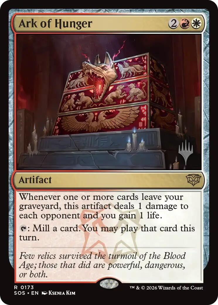Image for Ark of Hunger (173) (Promo Pack: Secrets of Strixhaven) - Magic: The Gathering