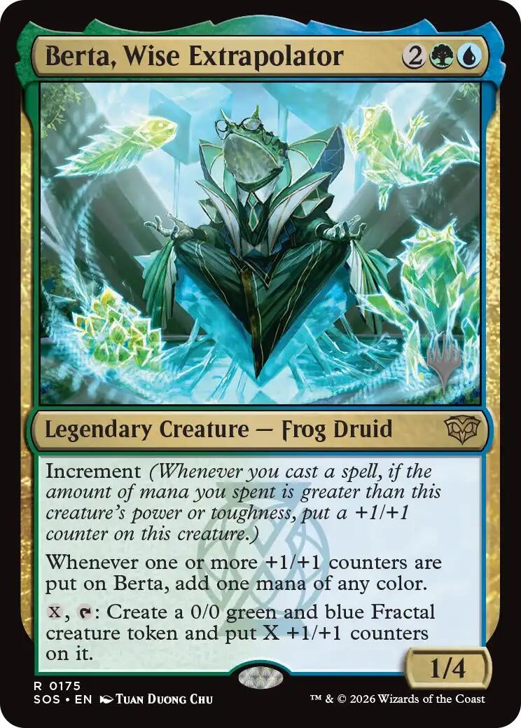 Image for Berta, Wise Extrapolator (175) (Promo Pack: Secrets of Strixhaven) - Magic: The Gathering