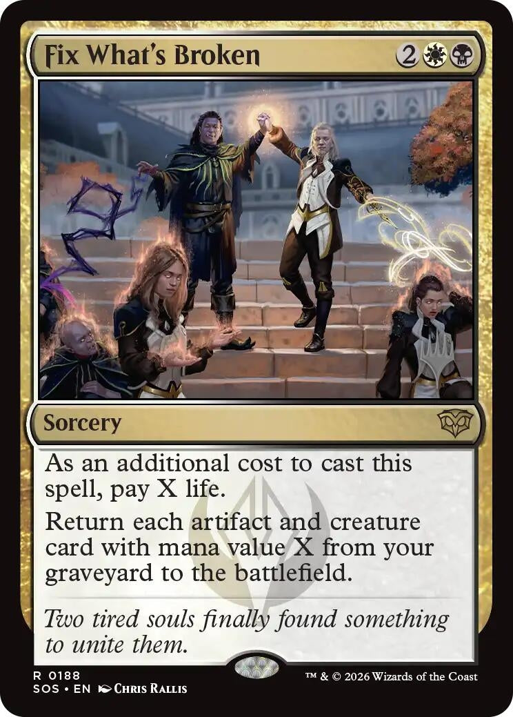 Image for Fix What's Broken (188) (Promo Pack: Secrets of Strixhaven) - Magic: The Gathering