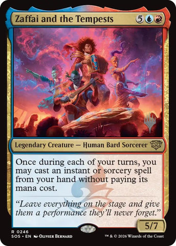 Image for Zaffai and the Tempests (246) (Promo Pack: Secrets of Strixhaven) - Magic: The Gathering