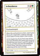 Image for In Residence (Mystery Booster: Convention Edition Exclusives) - Magic: The Gathering