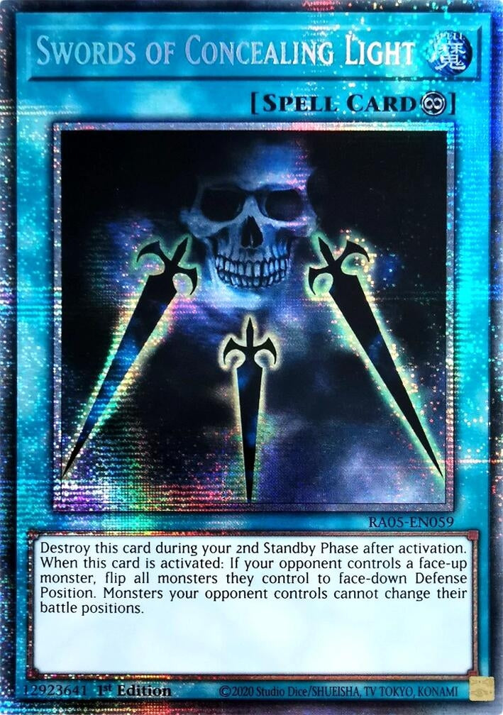 Image for Swords of Concealing Light (Starlight Rare) (RA05-EN059) (Rarity Collection 5) - YuGiOh