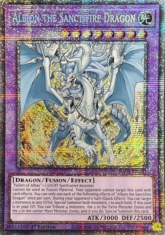 Image for Albion the Sanctifire Dragon (Starlight Rare) (RA05-EN037) (Rarity Collection 5) - YuGiOh
