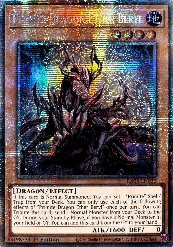 Image for Primite Dragon Ether Beryl (Starlight Rare) (RA05-EN033) (Rarity Collection 5) - YuGiOh