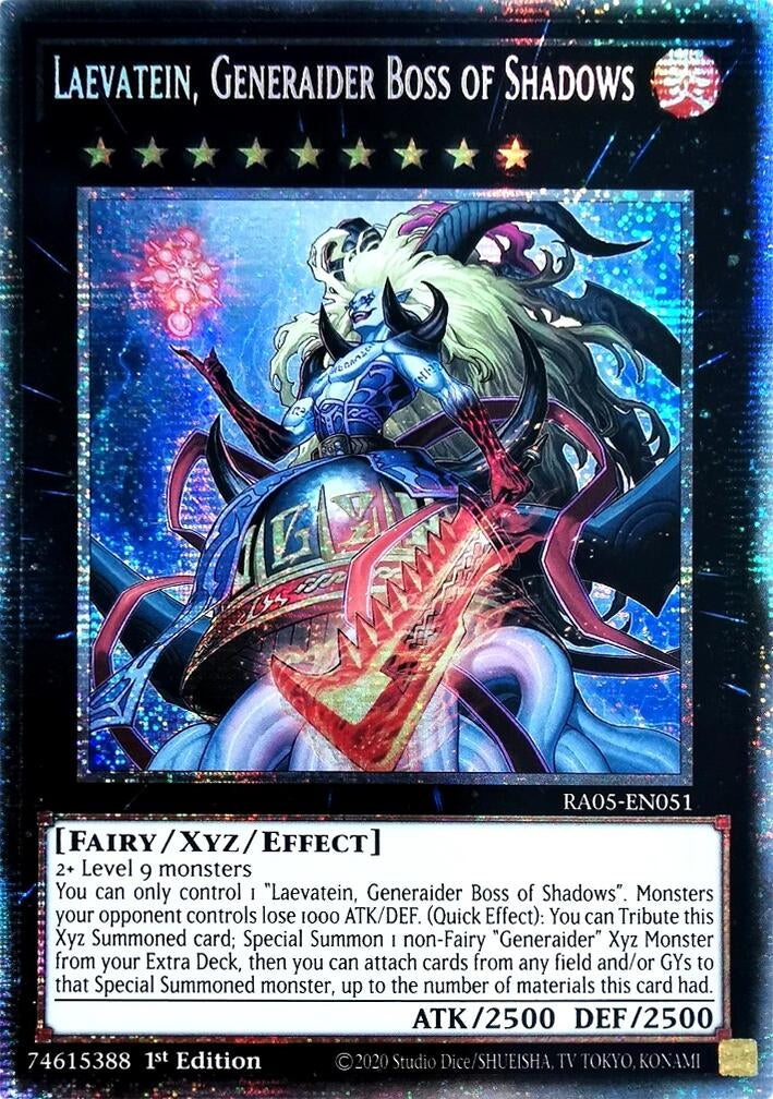 Image for Laevatein, Generaider Boss of Shadows (Starlight Rare) (RA05-EN051) (Rarity Collection 5) - YuGiOh