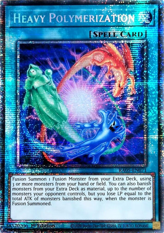 Image for Heavy Polymerization (Starlight Rare) (RA05-EN071) (Rarity Collection 5) - YuGiOh