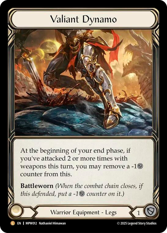 Image for Valiant Dynamo (MPW012) (Mastery Pack Warrior) - Flesh and Blood TCG