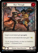 Image for Run Through (Red) (MPW048) (Mastery Pack Warrior) - Flesh and Blood TCG