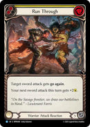 Image for Run Through (Yellow) (MPW049) (Mastery Pack Warrior) - Flesh and Blood TCG