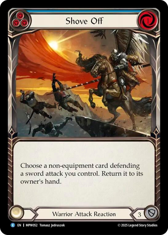 Image for Shove Off (MPW052) (Mastery Pack Warrior) - Flesh and Blood TCG