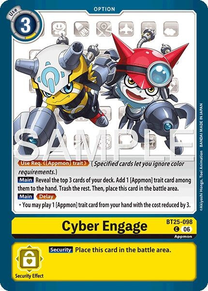 Image for Cyber Engage (BT25-098 C) (Dual Revolution) - Digimon Card Game