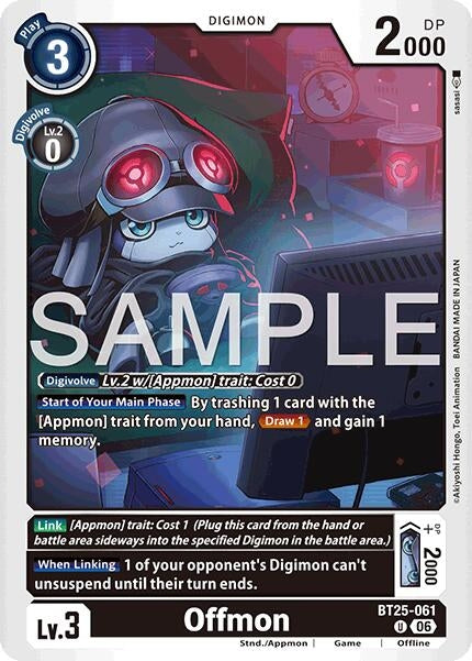 Image for Offmon (BT25-061 U) (Dual Revolution) - Digimon Card Game