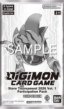 Image for Store Tournament 2026 Vol. 1 Participation Pack - Digimon Card Game