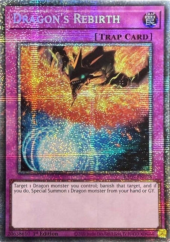 Image for Dragon's Rebirth (Starlight Rare) (RA05-EN078) (Rarity Collection 5) - YuGiOh