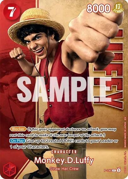 Image for Monkey.D.Luffy - P-140 (Premium Card Collection -Live Action Edition Vol.2 Straw Hat Crew-) (P-140) (One Piece Promotion Cards) - One Piece Card Game