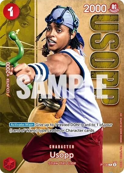 Image for Usopp - P-136 (Premium Card Collection -Live Action Edition Vol.2 Straw Hat Crew-) (P-136) (One Piece Promotion Cards) - One Piece Card Game
