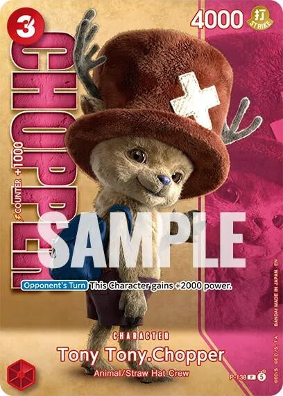 Image for Tony Tony.Chopper - P-138 (Premium Card Collection -Live Action Edition Vol.2 Straw Hat Crew-) (P-138) (One Piece Promotion Cards) - One Piece Card Game