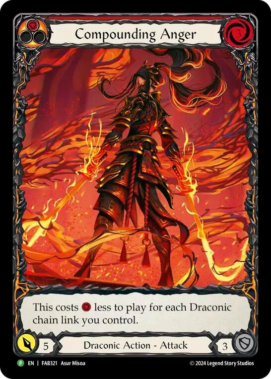 Image for Compounding Anger - FAB321 (FAB321) (Flesh and Blood: Promo Cards) - Flesh and Blood TCG