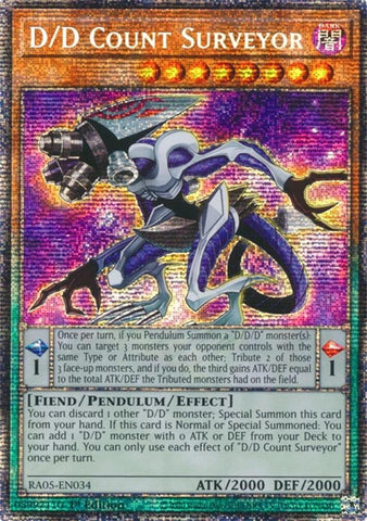 Image for D/D Count Surveyor (Starlight Rare) (RA05-EN034) (Rarity Collection 5) - YuGiOh