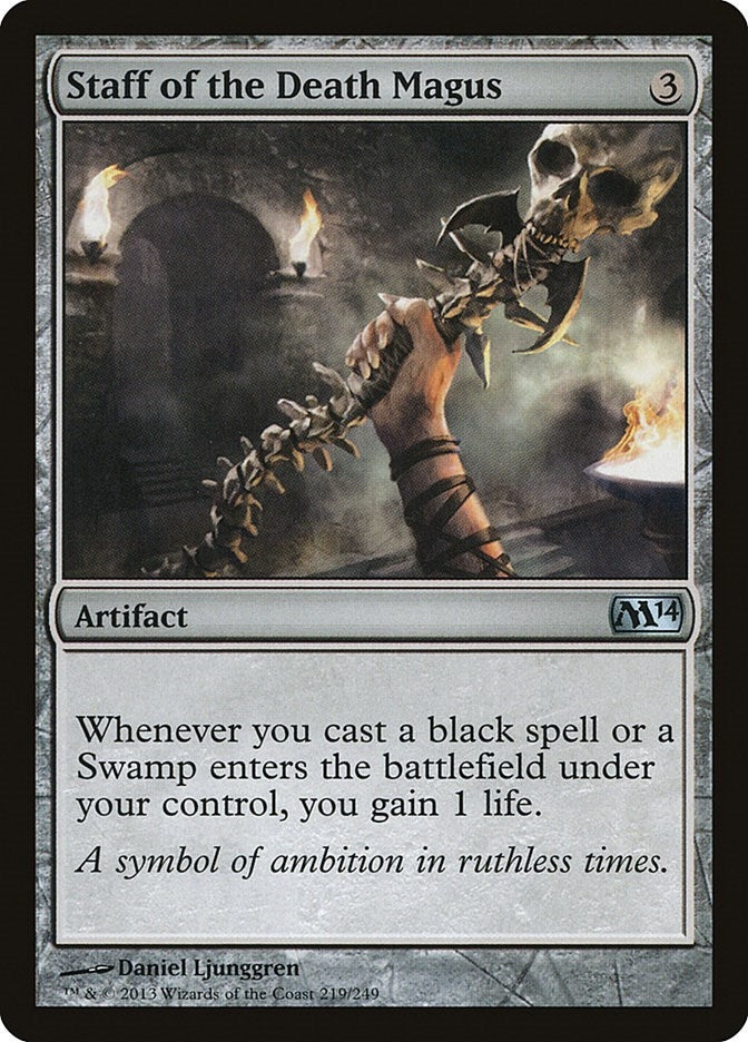 Staff of the Death Magus (219) [M14]
