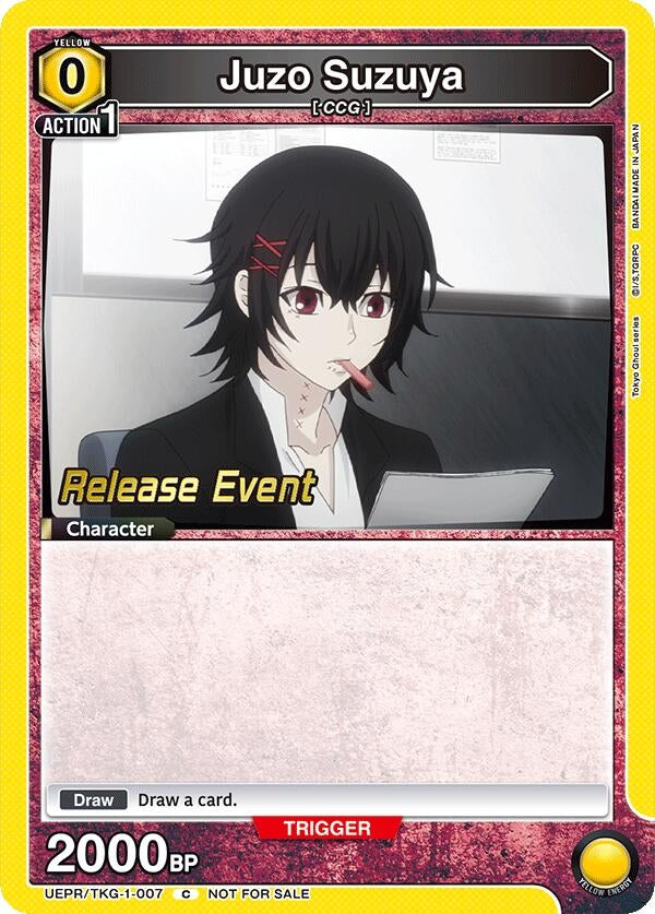 Image for Juzo Suzuya (007) (UEPR/TKG-1-007) (UE18BT: Tokyo Ghoul Release Event Cards) - Union Arena