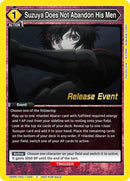 Image for Suzuya Does Not Abandon His Men (UEPR/TKG-1-030) (UE18BT: Tokyo Ghoul Release Event Cards) - Union Arena