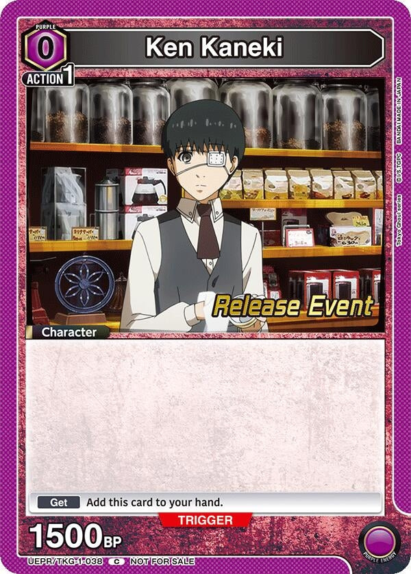 Image for Ken Kaneki (038) (UEPR/TKG-1-038) (UE18BT: Tokyo Ghoul Release Event Cards) - Union Arena