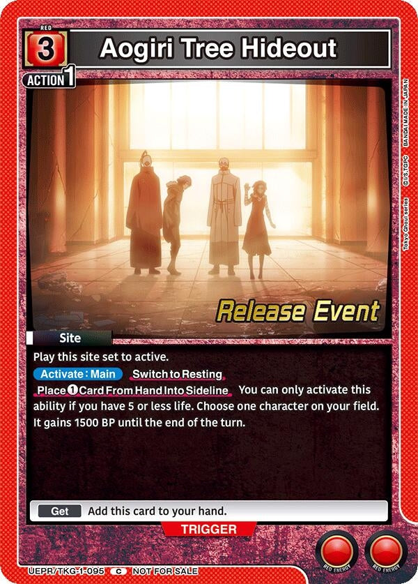 Image for Aogiri Tree Hideout (UEPR/TKG-1-095) (UE18BT: Tokyo Ghoul Release Event Cards) - Union Arena
