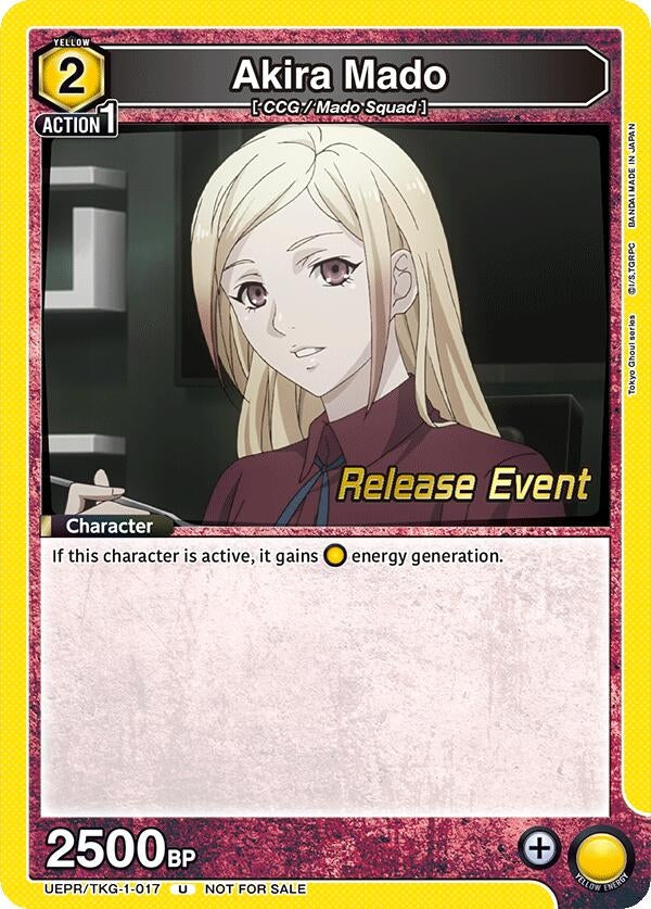 Image for Akira Mado (017) (UEPR/TKG-1-017) (UE18BT: Tokyo Ghoul Release Event Cards) - Union Arena