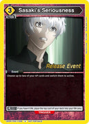 Image for Sasaki's Seriousness (UEPR/TKG-1-028) (UE18BT: Tokyo Ghoul Release Event Cards) - Union Arena