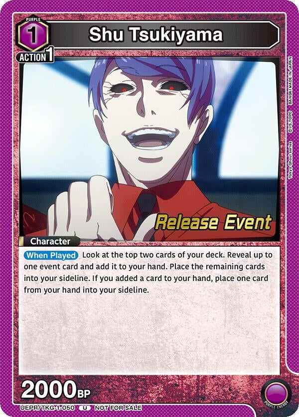 Image for Shu Tsukiyama (050) (UEPR/TKG-1-050) (UE18BT: Tokyo Ghoul Release Event Cards) - Union Arena