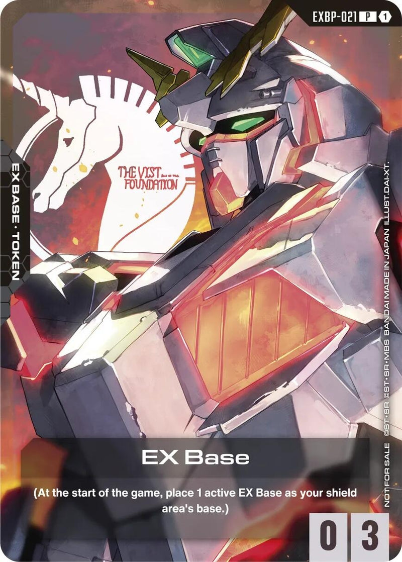 Image for EX Base (EXBP-021) (Mobile Suit Gundam Unicorn) (Promotional EX Base Tokens) - Gundam Card Game