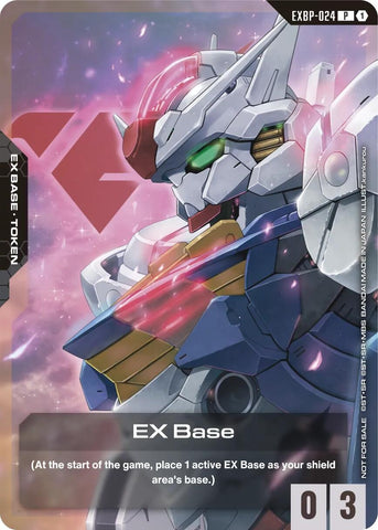 Image for EX Base (EXBP-024) (Mobile Suit Gundam the Witch from Mercury) (Promotional EX Base Tokens) - Gundam Card Game