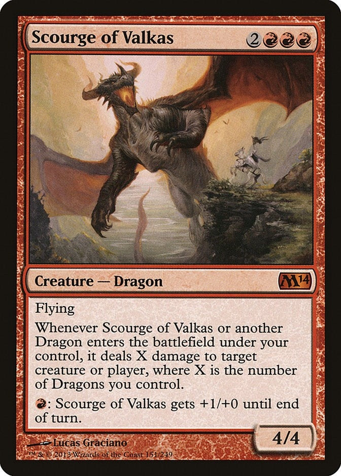 Scourge of Valkas (151) [M14]
