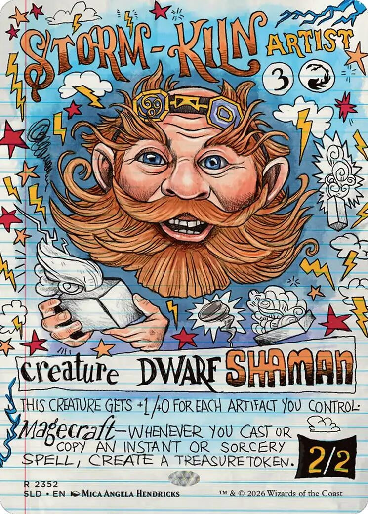 Image for Storm-Kiln Artist (2352) (Secret Lair Drop Series) - Magic: The Gathering