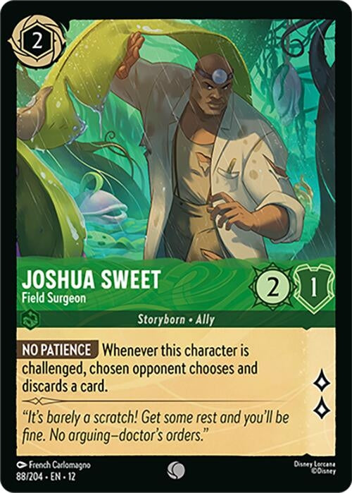 Image for Joshua Sweet - Field Surgeon (88/204) (Wilds Unknown) - Disney Lorcana