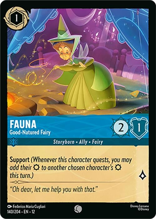 Image for Fauna - Good-Natured Fairy (140/204) (Wilds Unknown) - Disney Lorcana