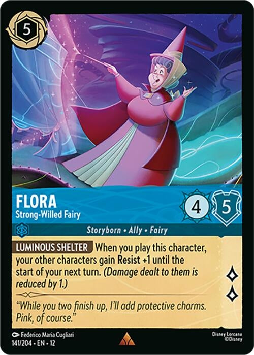 Image for Flora - Strong-Willed Fairy (141/204) (Wilds Unknown) - Disney Lorcana