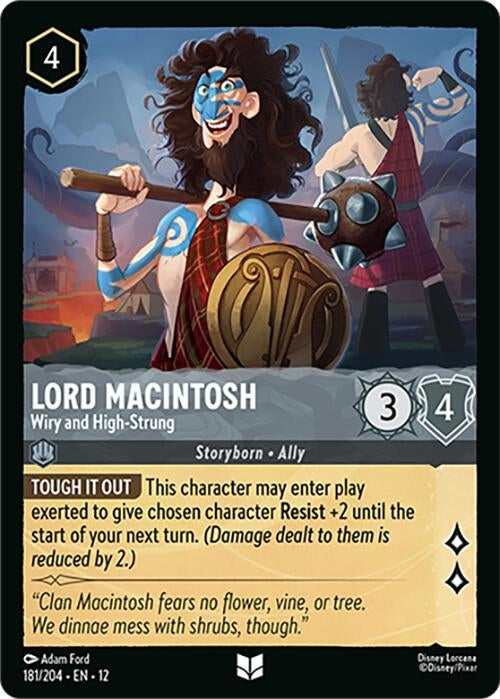 Image for Lord Macintosh - Wiry and High-Strung (181/204) (Wilds Unknown) - Disney Lorcana