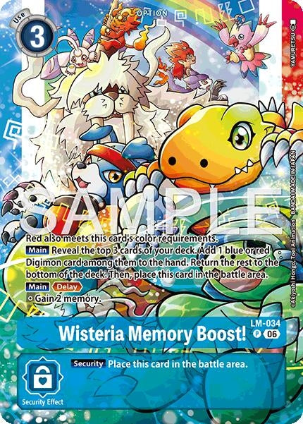 Image for Wisteria Memory Boost! (Alternate Art) (LM-034 P) (Starter Deck 23: Beatbreak) - Digimon Card Game