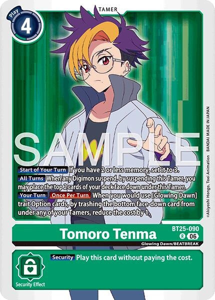 Image for Tomoro Tenma (BT25-090 R) (Dual Revolution) - Digimon Card Game