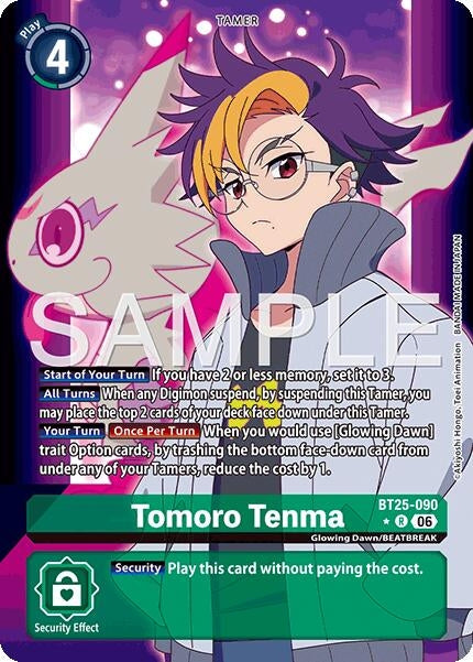 Image for Tomoro Tenma (Alternate Art) (BT25-090 R) (Dual Revolution) - Digimon Card Game