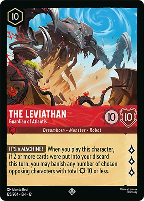 Image for The Leviathan - Guardian of Atlantis (125/204) (Wilds Unknown) - Disney Lorcana