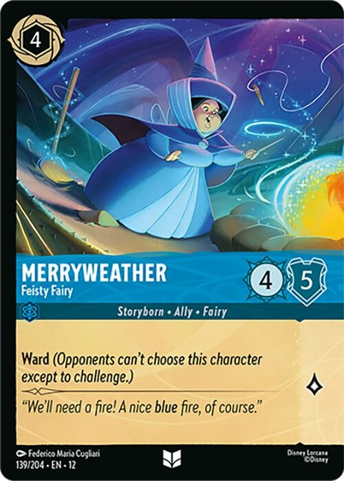 Image for Merryweather - Feisty Fairy (Foil) (139/204) (Wilds Unknown) - Disney Lorcana