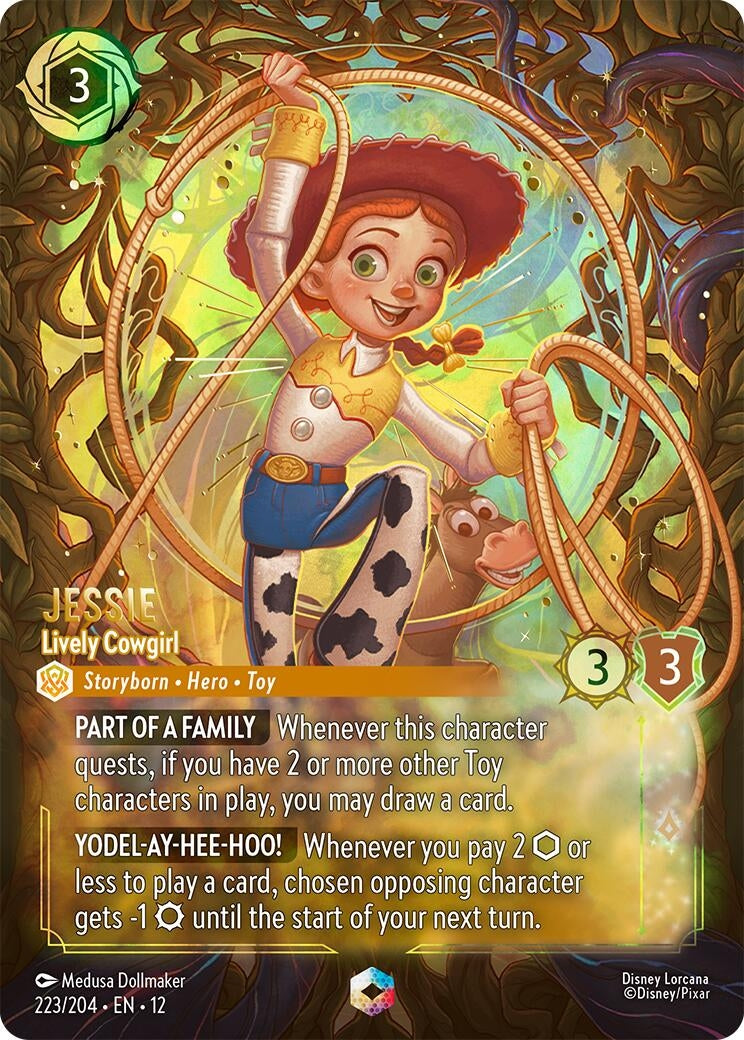 Image for Jessie - Lively Cowgirl (Enchanted) (223/204) (Wilds Unknown) - Disney Lorcana