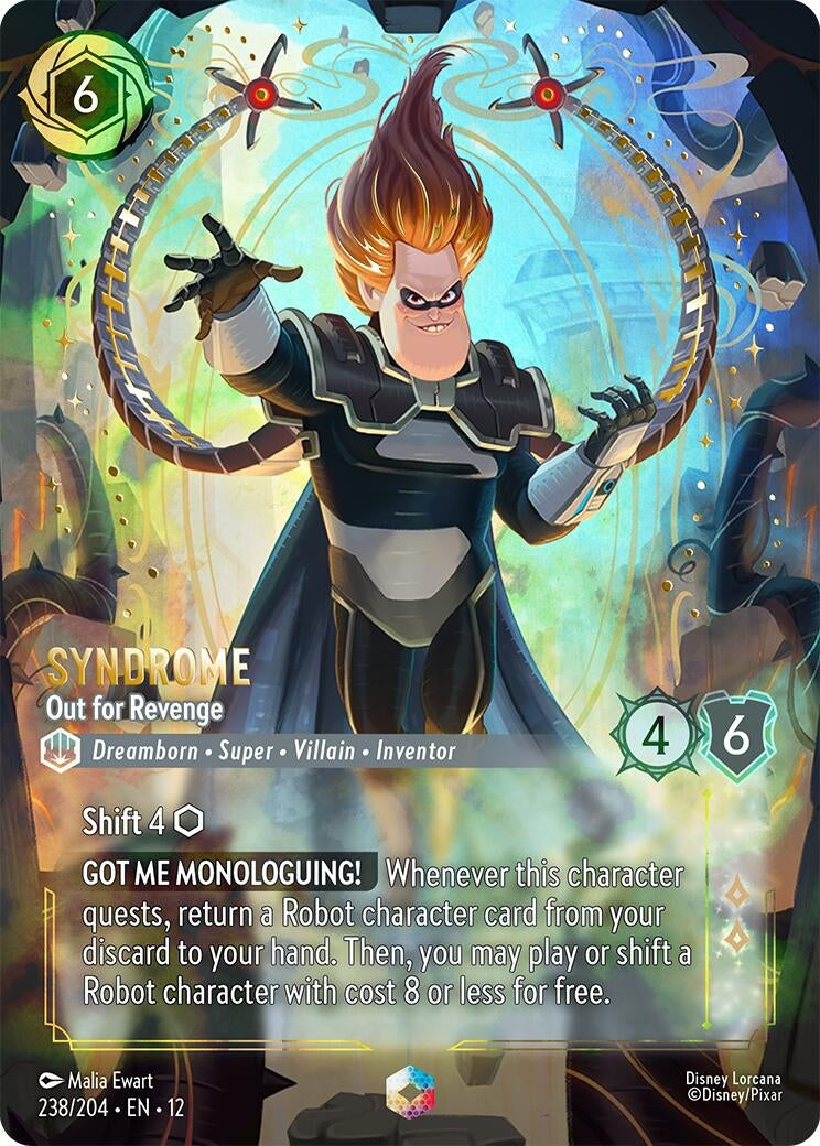 Image for Syndrome - Out for Revenge (Enchanted) (238/204) (Wilds Unknown) - Disney Lorcana